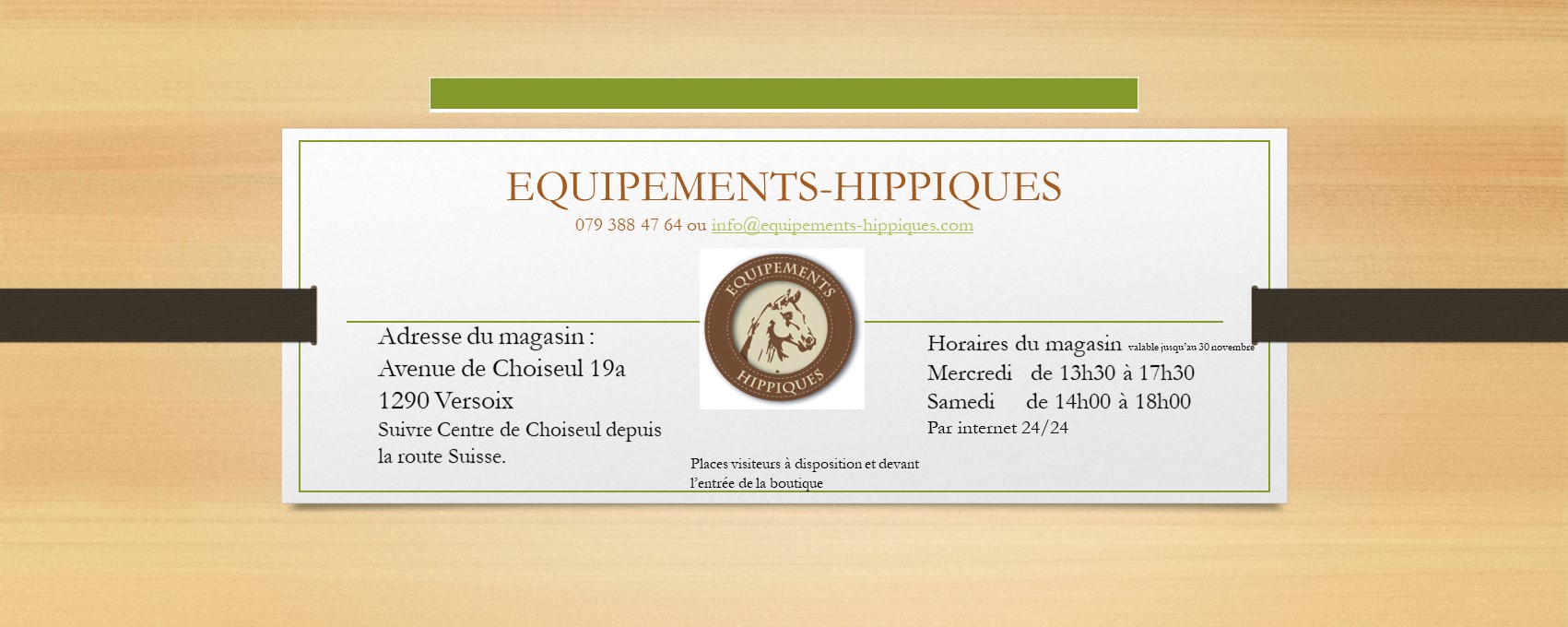 #aCaption_1 Horaires